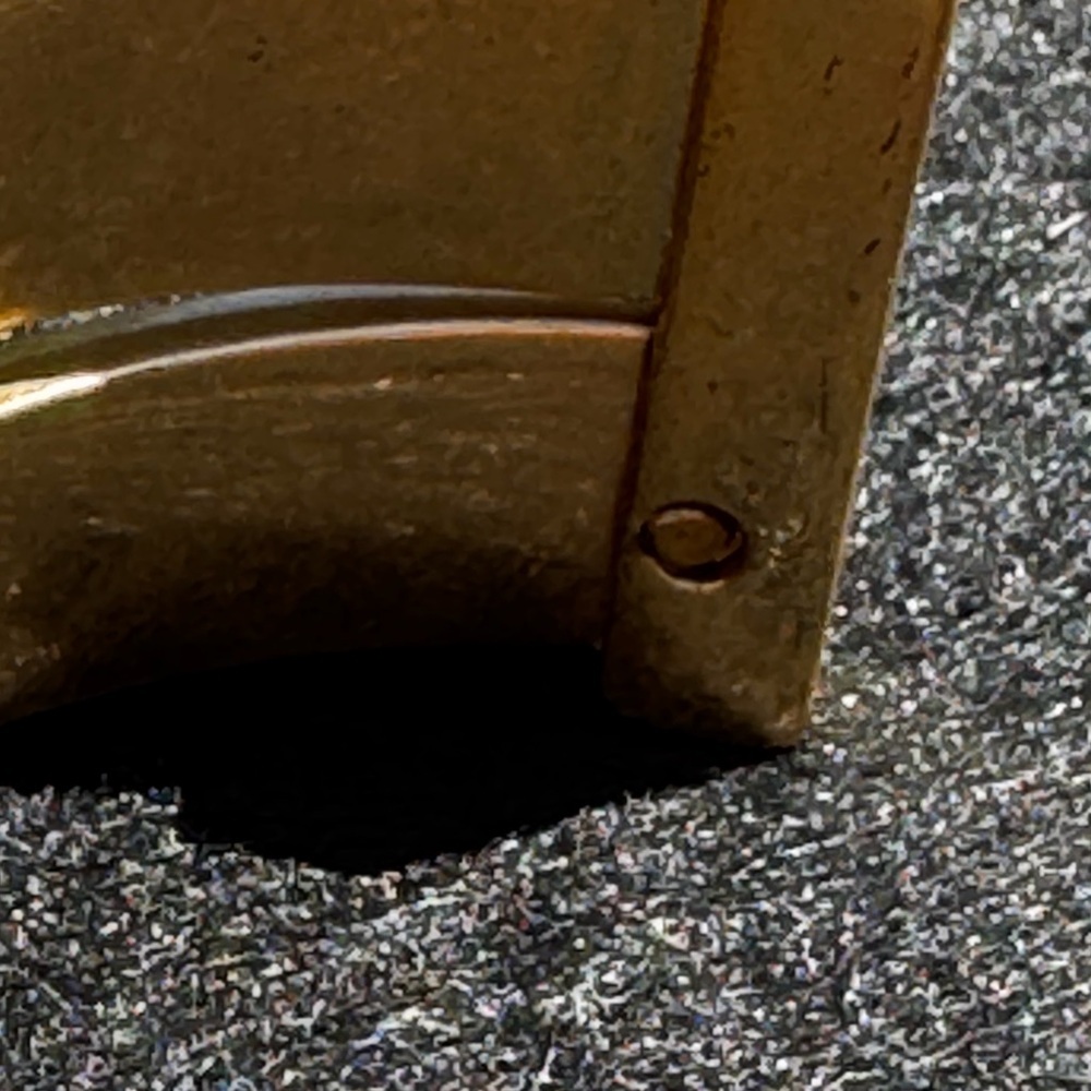 Brooks Brothers 12K Gold Plated Brushed Cuff Bracelet Heritage Luxe Minimal Icon - Picture 5 of 14